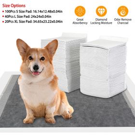 100Pcs Dog Pee Training Pads, Super Absorbent, Leak-Proof, Quick Dry