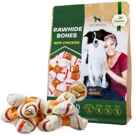 Dog Rawhide Sticks Wrapped with Chicken