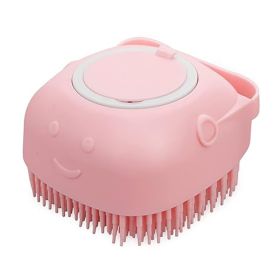 Dog Bath Brush (Color: Pink)